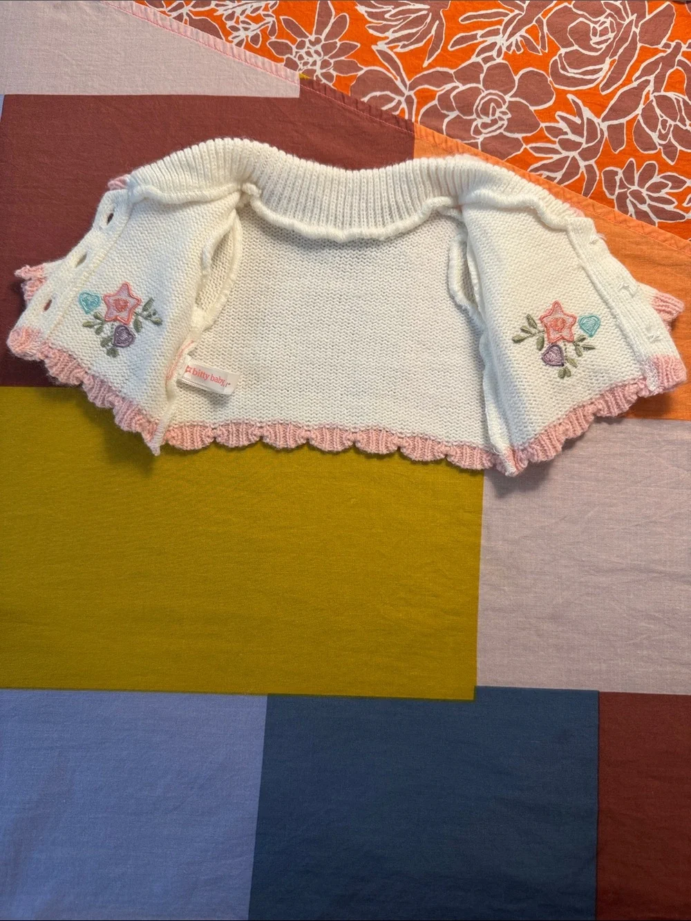 American girl bitty baby cardigan sweater